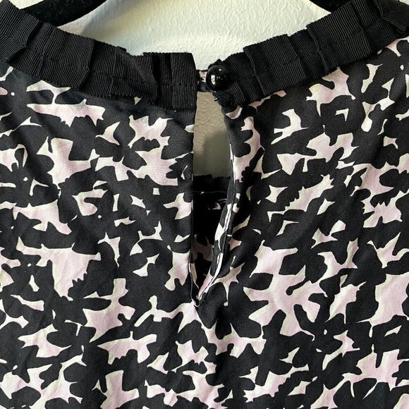 Milly Silk Button Side Sleeveless Top 4 - Picture 6 of 9